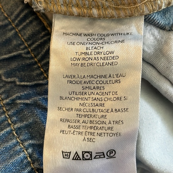 Free People 100% lightweight cotton denim pants size XL. NWT - Picture 6 of 8